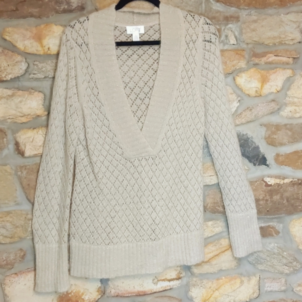 LOFT Mohair and wool blend sweater
